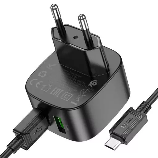CS34A Rayo, dual USB-A 18W port wall charger TYPE-C