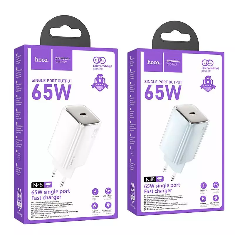 N48 Glorious Single Port PD65W Charger(EU)