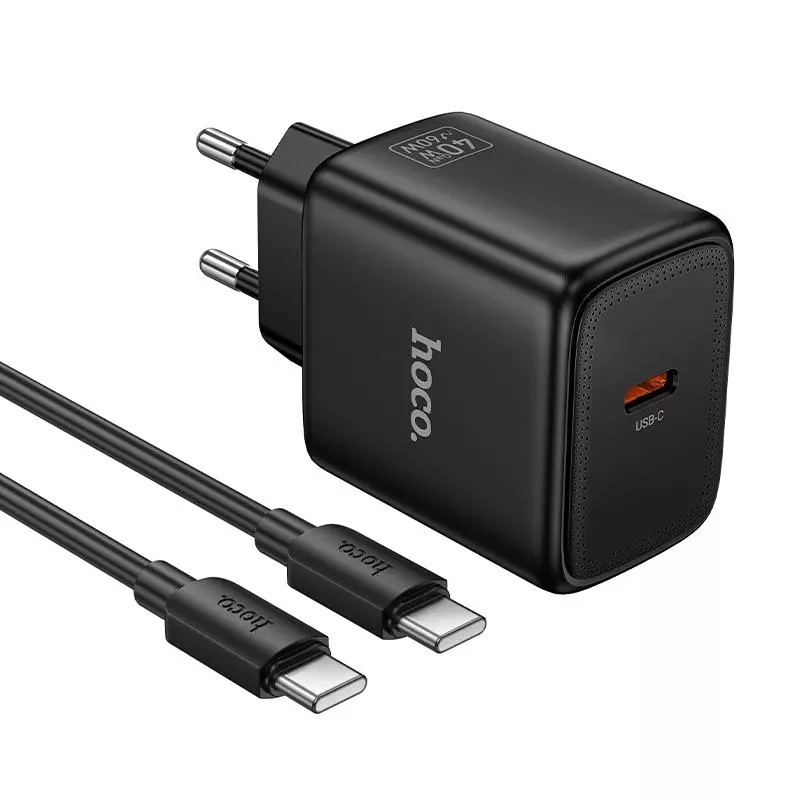 N83 Profit Single Port PD40W Charger Set(C To C)(EU) N83 Profit Single Port PD40W Charger Set(C To C)(EU)