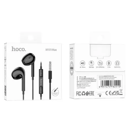 M101 Max Crystal Grace Wire-controlled Earphones With Microphone