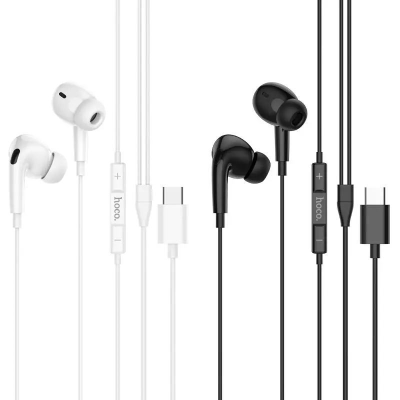 M101 Pro Crystal Sound Type-C Wire-controlled Digital Earphones With Microphone
