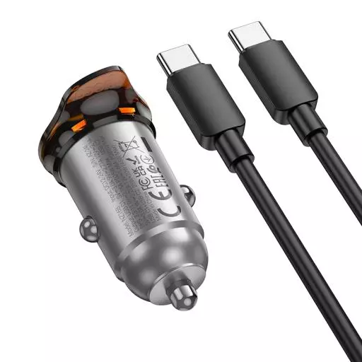 NZ16B Rigorous PD45W(2C) Car Charger Set(C To C)
