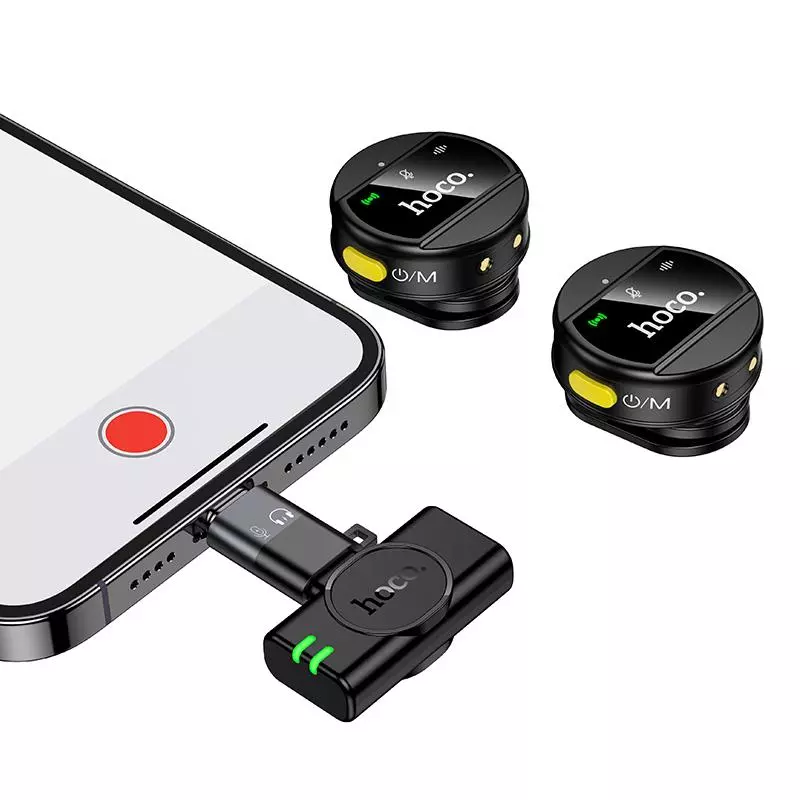 L22 Bright 2-In-1 Wireless Microphone With Case(iP/Type-C) L22 Bright 2-In-1 Wireless Microphone With Case(iP/Type-C)