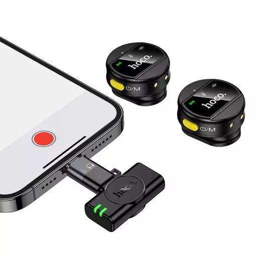 L22 Bright 2-In-1 Wireless Microphone With Case(iP/Type-C)