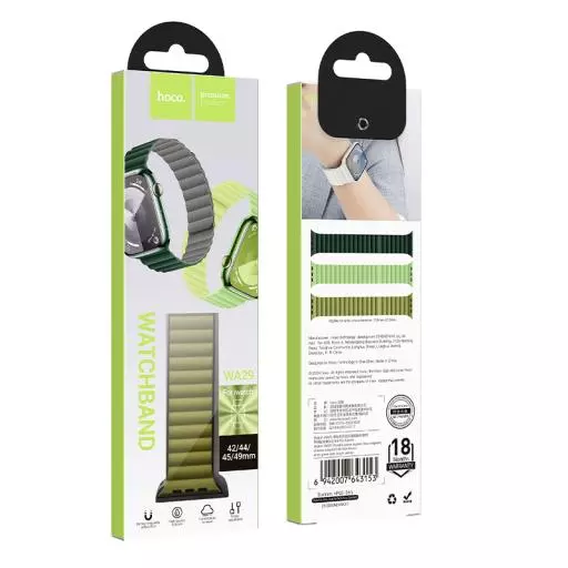 WA29 Flexible Series Buckle-free Magnetic Silicone Strap (38/40/41/42Mm)