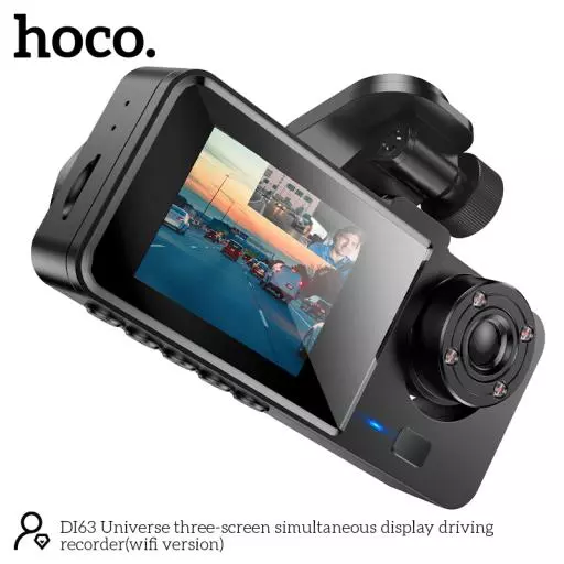 DI63 Universe Three-screen Simultaneous Display Driving Recorder(wifi Version)