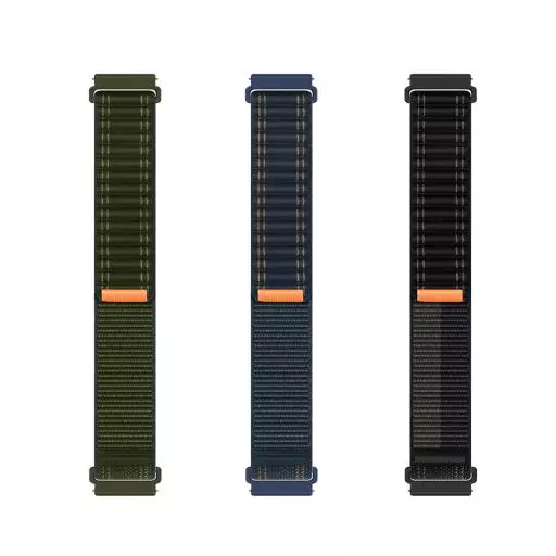 WH15 Fabric Series Loop Wave Pattern Nylon Strap(20mm)