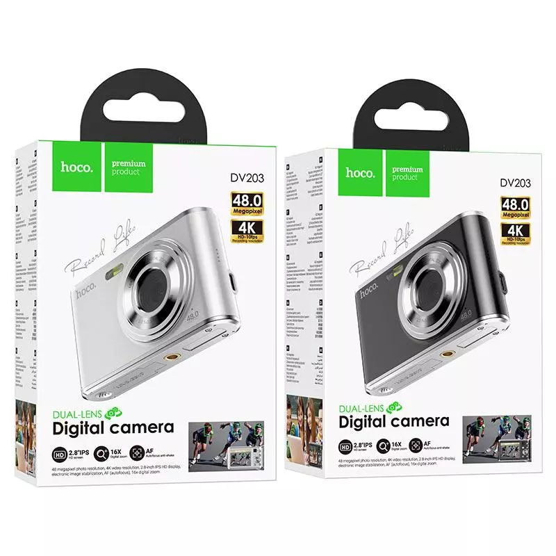 DV203 Digital camera. 4K Ultra HD video resolution