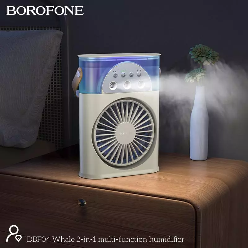 DBF04 Borofone Whale 2-In-1 Multifunction Humidifier