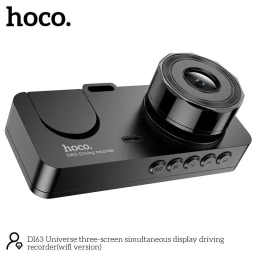 DI63 Universe Three-screen Simultaneous Display Driving Recorder(wifi Version)
