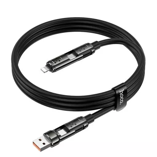 U143 Joy 240W 4-in-1 charging data cable USB/C to iP/C (1M)