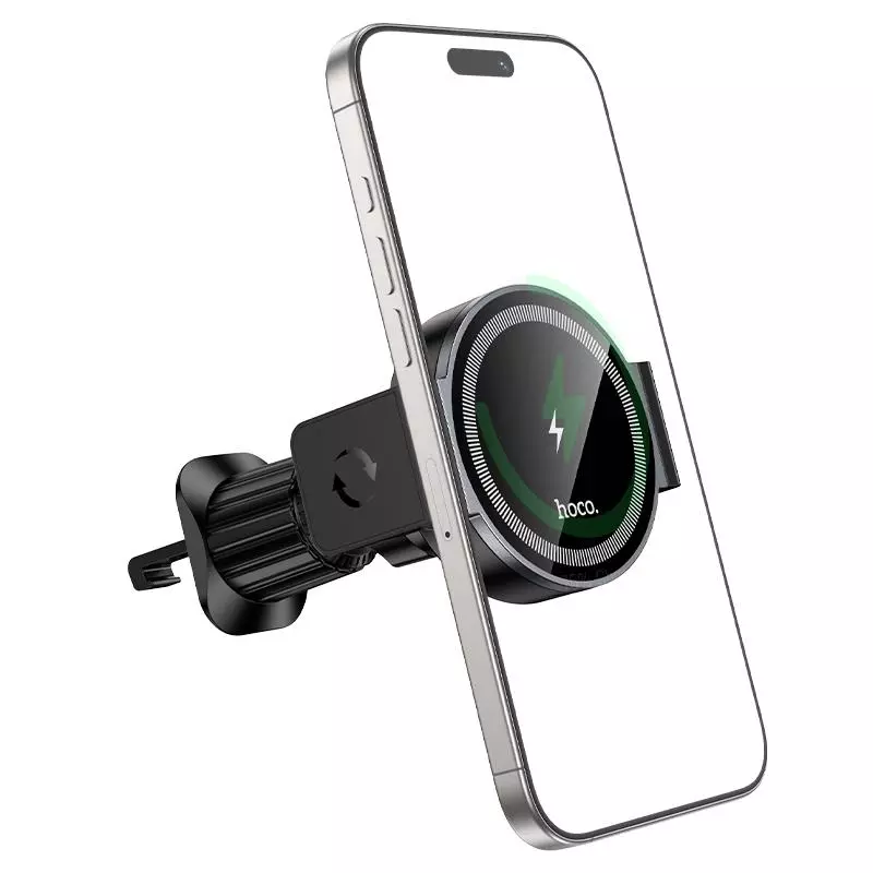 HW35 Power Electric Magnetic Wireless Fast Charging Car Holder(air Outlet) HW35 Power Electric Magnetic Wireless Fast Charging Car Holder(air Outlet)