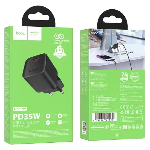 N66 Ingenious Single Port PD35W Charger(EU)