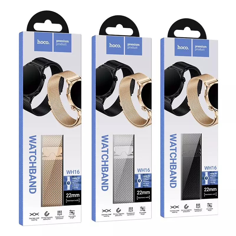 WH16 Precioso Series Magnetic Milanese Steel Strap(22mm) WH16 Precioso Series Magnetic Milanese Steel Strap(22mm)