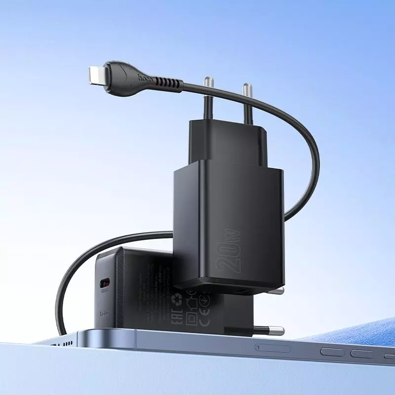 N68 Nuevo single port PD20W charger set(C to iP)(EU)