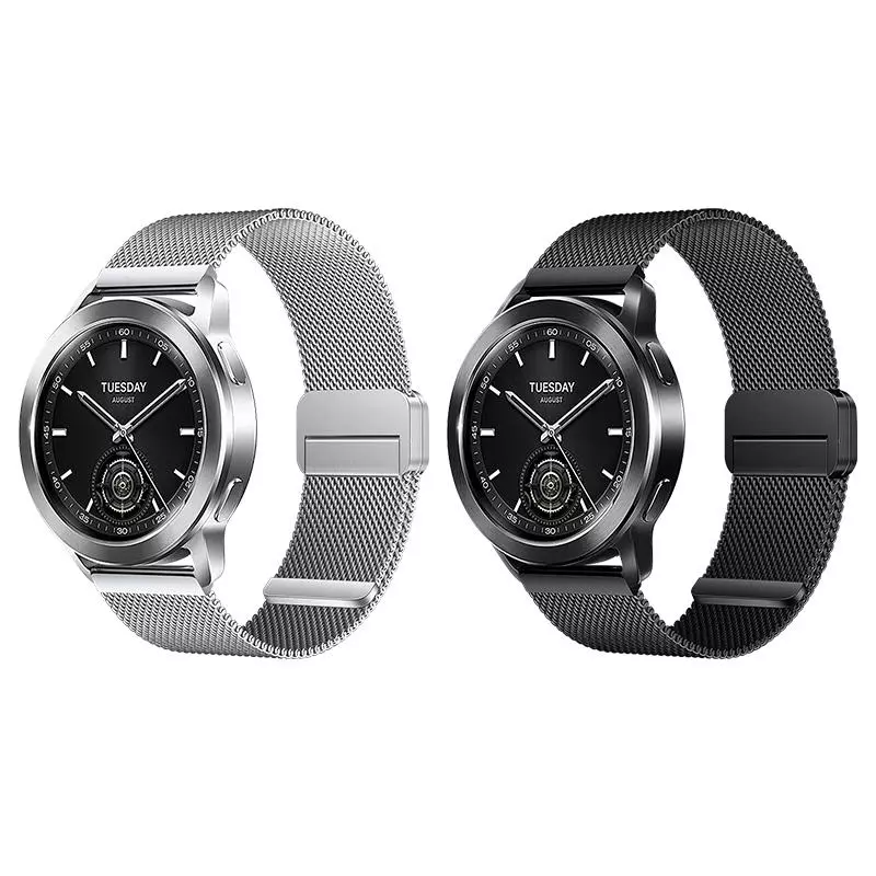 WH07 May Series Two-section Double Magnetic Buckle Milanese Strap(20mm) WH07 May Series Two-section Double Magnetic Buckle Milanese Strap(20mm)