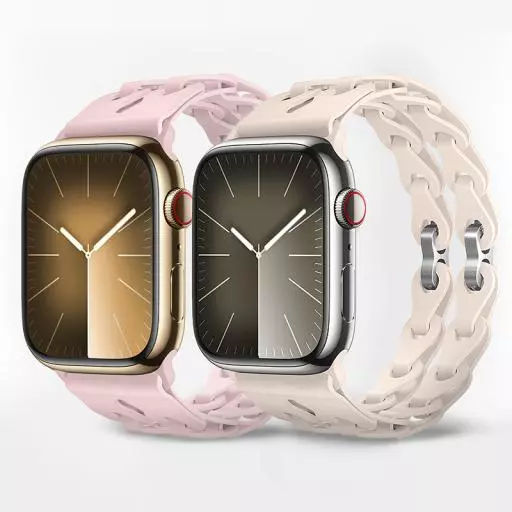 WA28 Flexible Series Fashion Hollow Silicone Strap (38/40/41/42Mm)