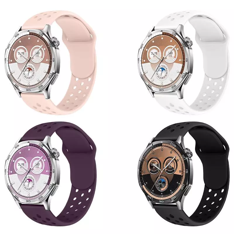 WH25 Flexible Series Hole Type Solid Color Silicone Strap(22mm) WH25 Flexible Series Hole Type Solid Color Silicone Strap(22mm)