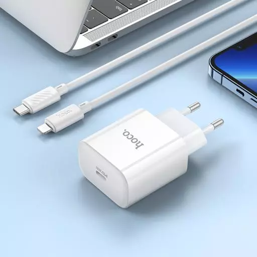 C76A Pro Majestic single port PD30W charger set(C to iP)(EU)