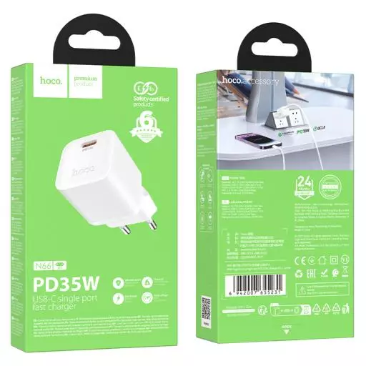 N66 Ingenious Single Port PD35W Charger(EU)