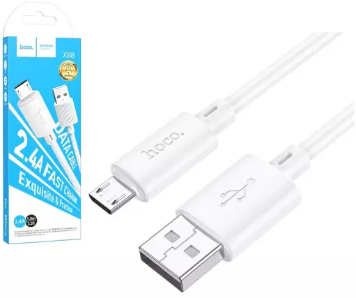 X88 Gratified Charging Data Cable For Micro (Unpackaged)