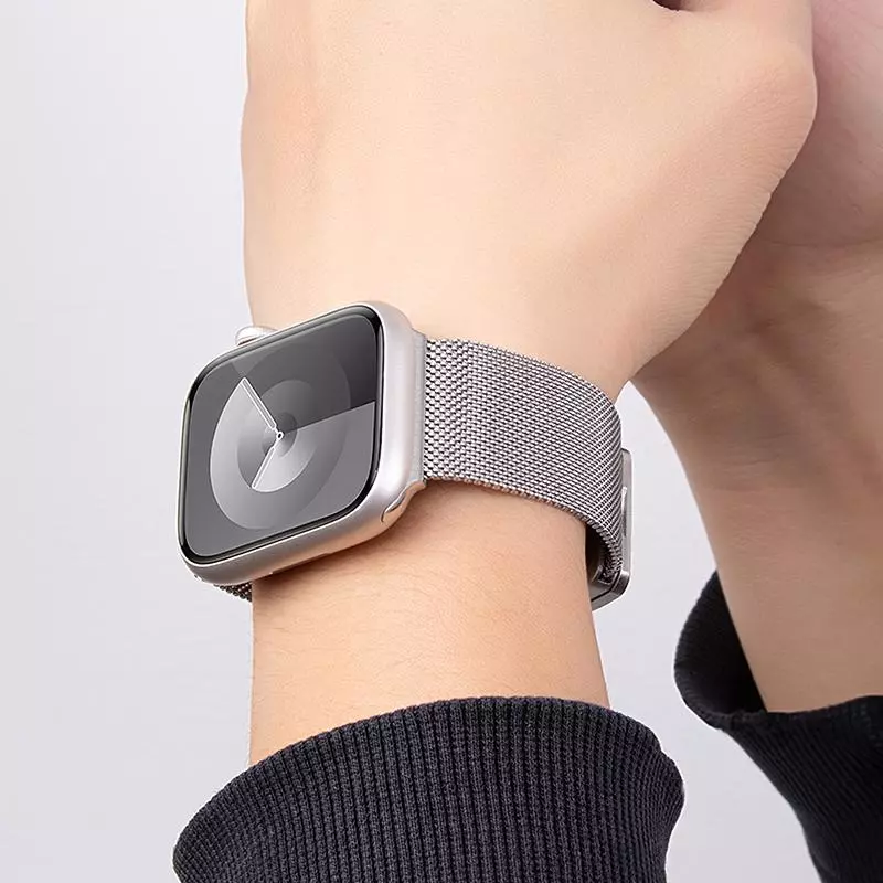 WA26 May Series Two-section Double Magnetic Buckle Milanese Strap (44/45/46/49Mm) WA26 May Series Two-section Double Magnetic Buckle Milanese Strap (44/45/46/49Mm)