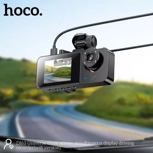 DI63 Universe Three-screen Simultaneous Display Driving Recorder(wifi Version)