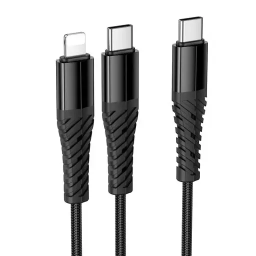 X123 Victory 2-In-1 Charging Cable(C To IP+C)