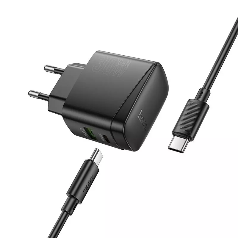 CS61A Bright PD30W+QC3.0 Charger Set(C To C)(EU)