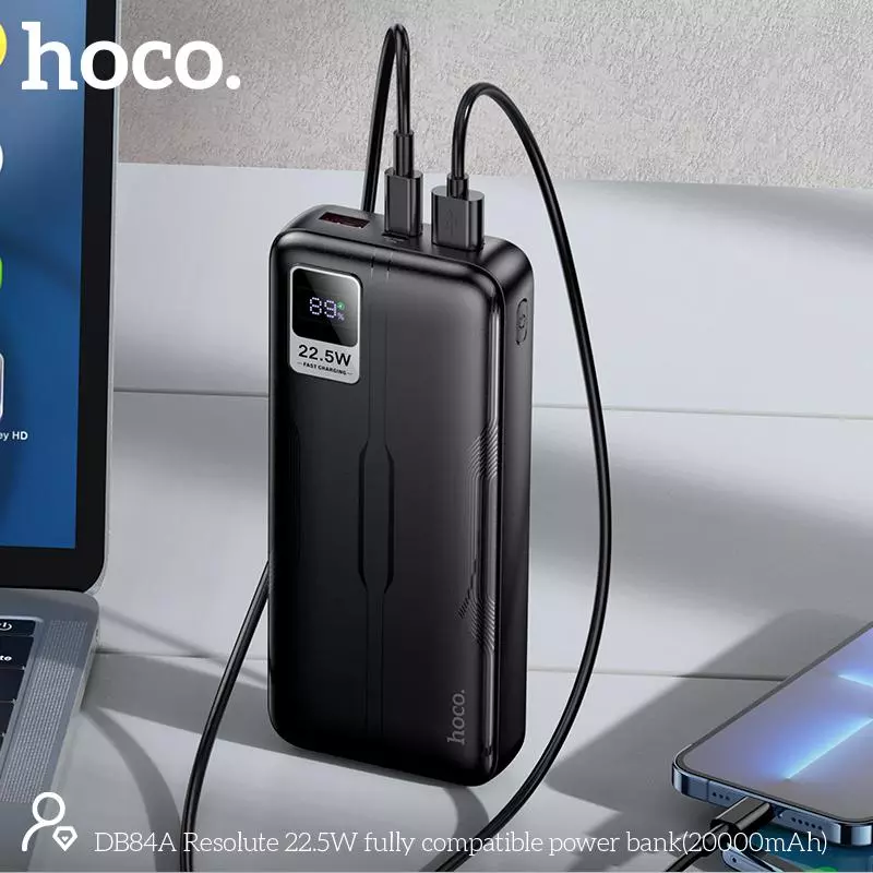 DB84A Resolute 22.5W Fully Compatible Power Bank(20000mAh)
