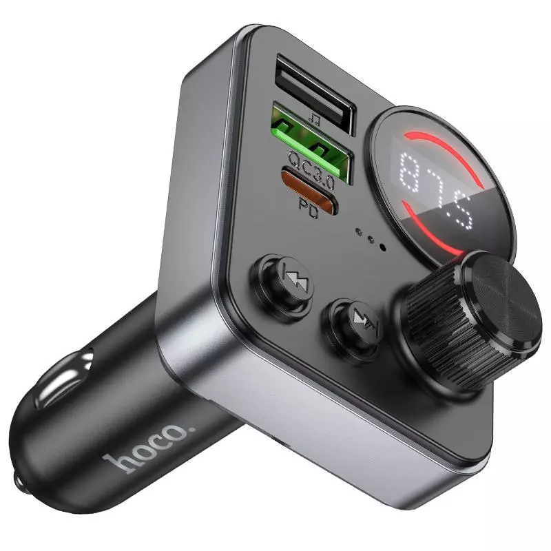 E86 Alegria 48W Dual Port PD30W+QC3.0 Car BT FM Transmitter