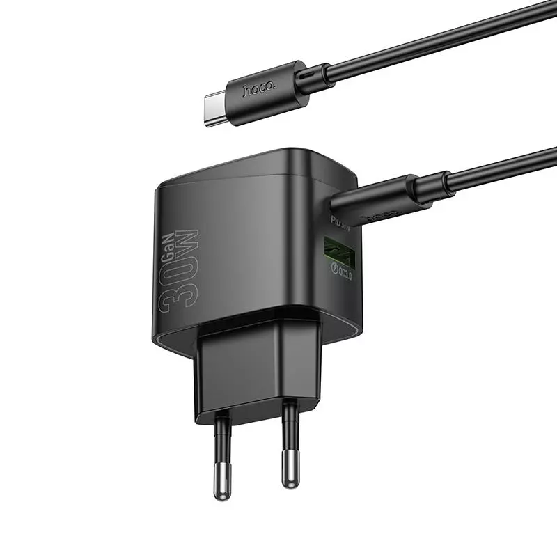 CS61A Bright PD30W+QC3.0 Charger Set(C To C)(EU)