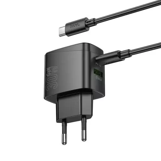 CS61A Bright PD30W+QC3.0 Charger Set(C To C)(EU)