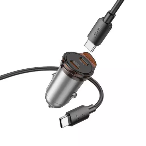 NZ16B Rigorous PD45W(2C) Car Charger Set(C To C)