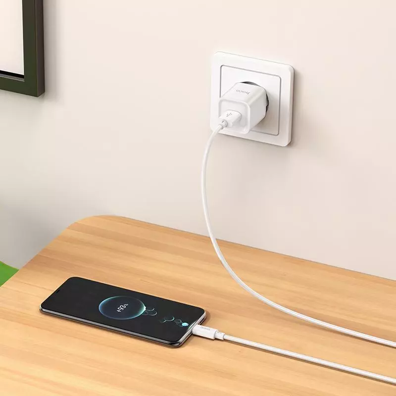 C145A Charm Single Port QC3.0 Charger Set(Micro)(EU)