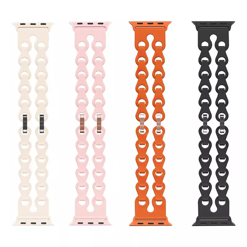 WA28 Flexible Series Fashion Hollow Silicone Strap (44/45/46/49Mm) WA28 Flexible Series Fashion Hollow Silicone Strap (44/45/46/49Mm)