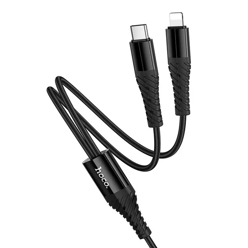 X123 Victory 2-In-1 Charging Cable(C To IP+C)