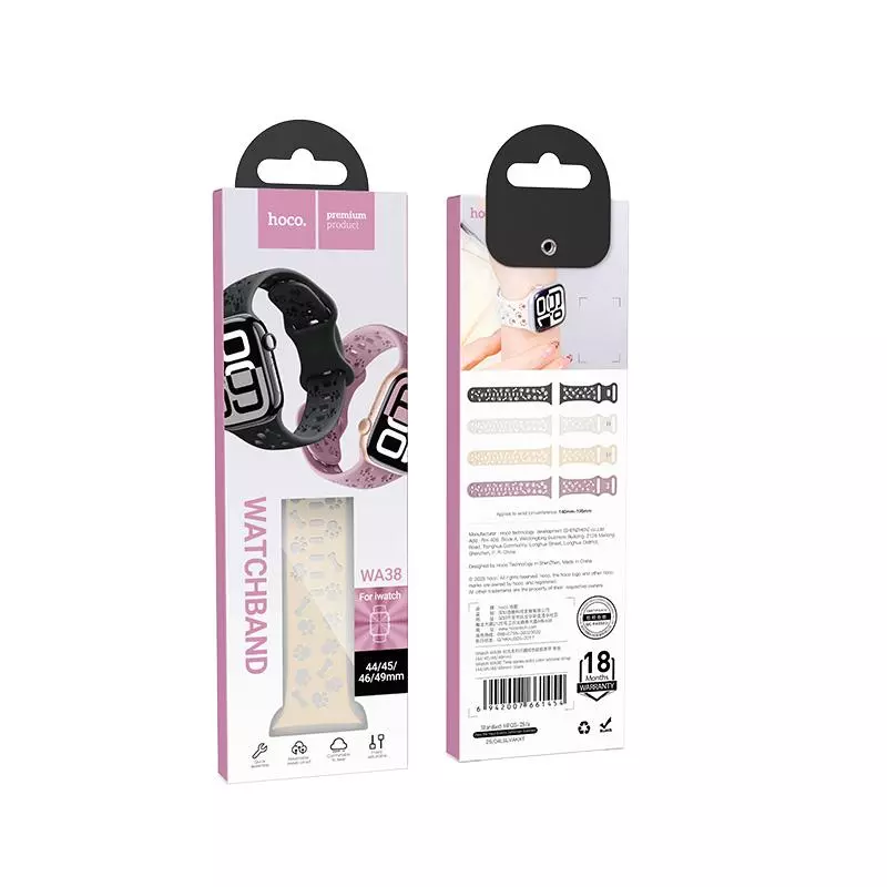 WA38 Time Series Solid Color Silicone Strap(38/40/41/42mm) WA38 Time Series Solid Color Silicone Strap(38/40/41/42mm)