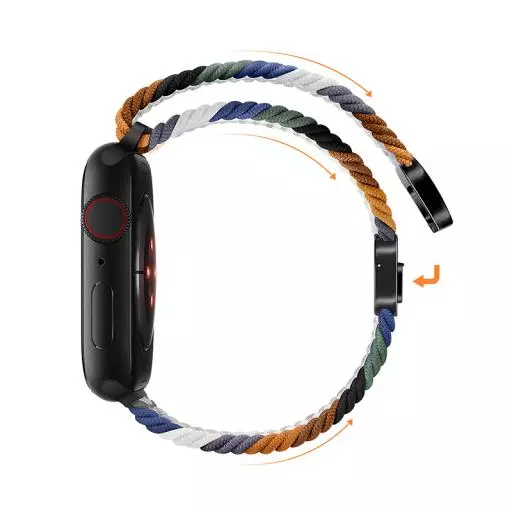 WA43 Jane Eyre Series Loop Magnetic Buckle Nylon Strap(44/45/46/49mm)