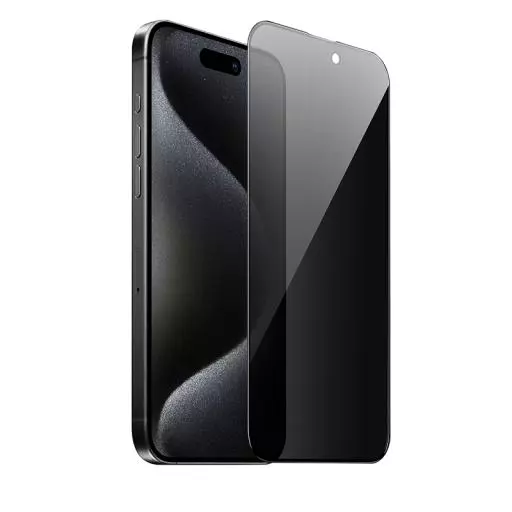 IP14PRPO(G15)(10PCS) Guardian Shield Series Full-screen Anti-spy Tempered Glass Set For