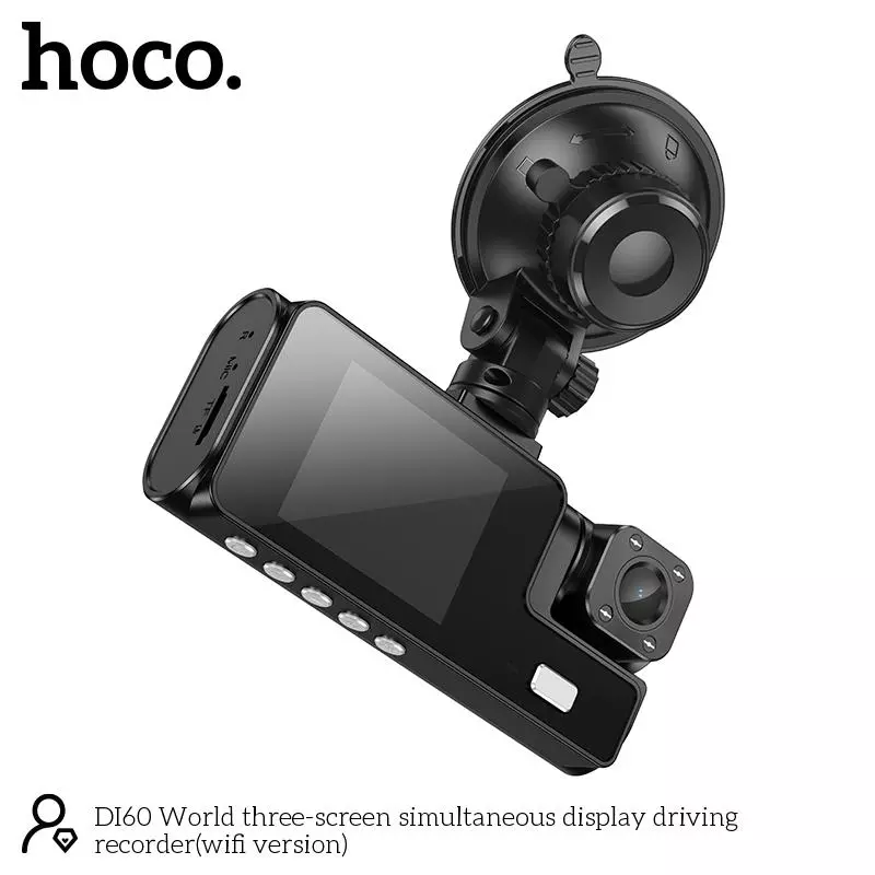 DI60 World Three-screen Simultaneous Display Driving Recorder(wifi Version)