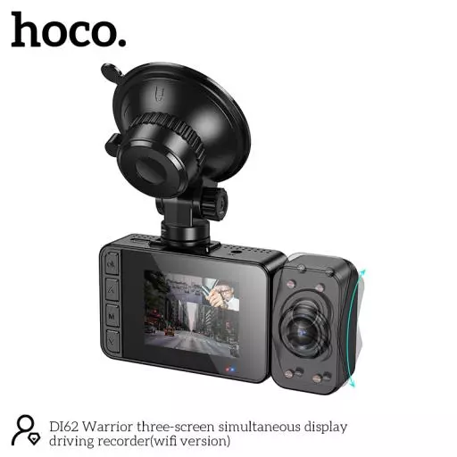 DI62 Warrior Three-screen Simultaneous Display Driving Recorder(wifi Version)