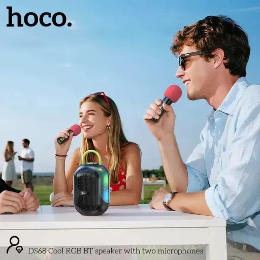 DS68 Cool RGB BT Speaker With Two Microphones