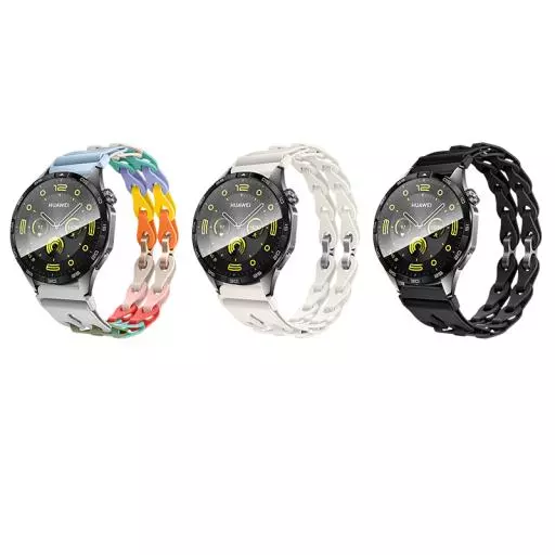 WH12 Flexible Series Fashion Hollow Silicone Strap(20mm)