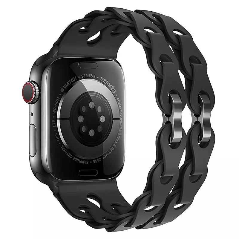 WA28 Flexible Series Fashion Hollow Silicone Strap (38/40/41/42Mm) WA28 Flexible Series Fashion Hollow Silicone Strap (38/40/41/42Mm)