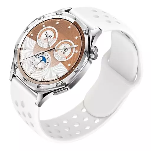 WH25 Flexible Series Hole Type Solid Color Silicone Strap(22mm)
