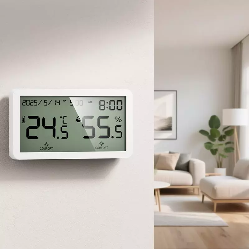 HX42 Indoor Electronic Alarm Clock Thermometer And Hygrometer