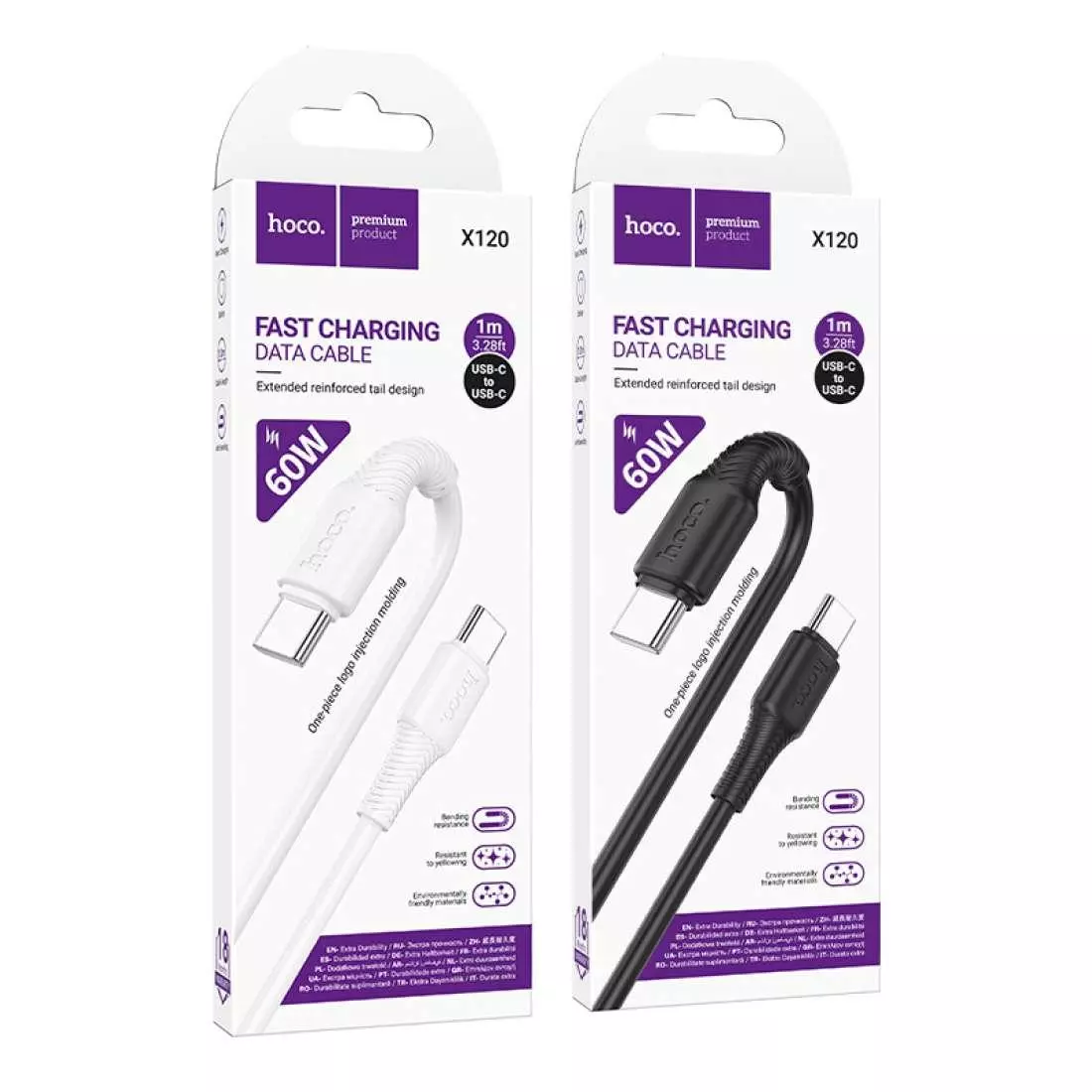 X120 Beneficio charging data cable (Type_c To Type_c) (1M) (Unpackaged)