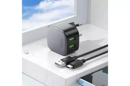 CS34A Rayo, Dual USB-A 18W Port Wall Charger MICRO