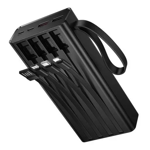 J155 Shine 22.5W+PD20W+light 4-Cable Power Bank(20000mAh)